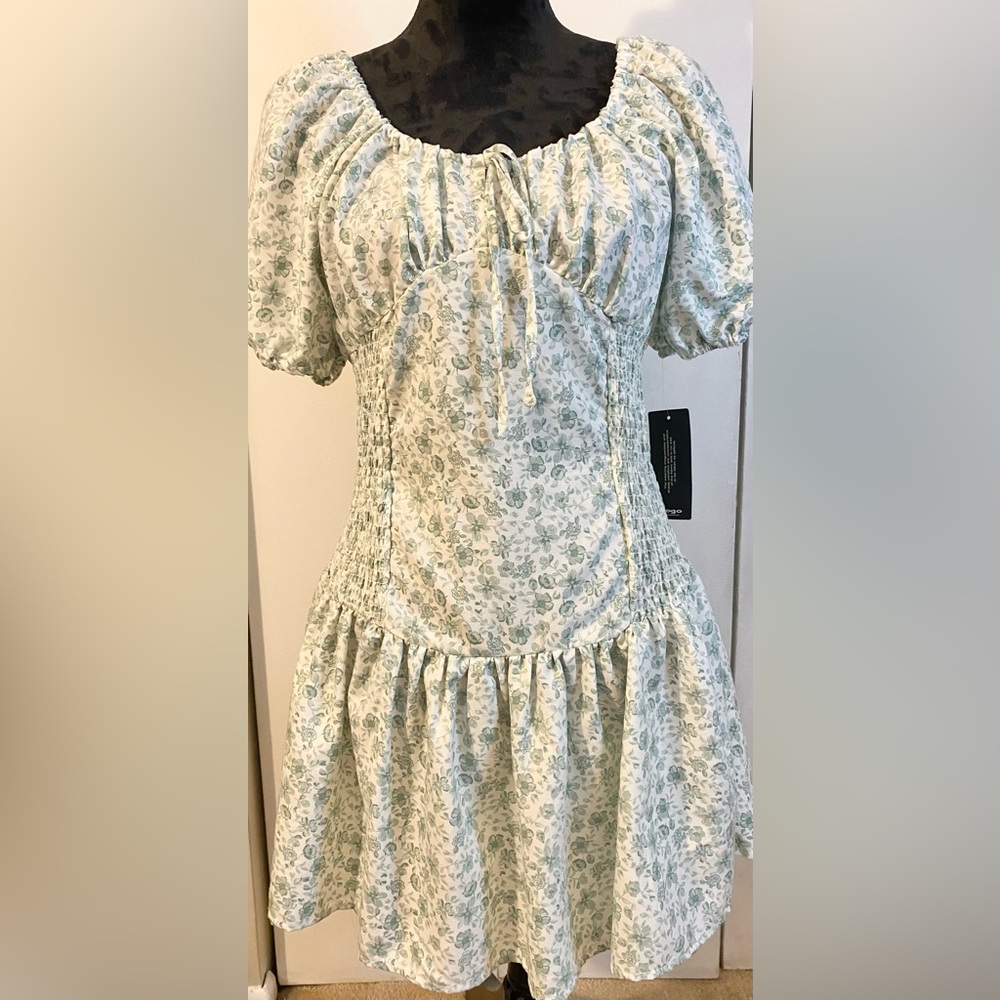 Mint Blue Smocked Top